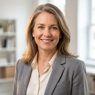 Sarah Coleman, wskazana jako dyrektor finansowa w Fundelaris, na zdjęciu profilowym